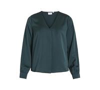 Vila Women's Variety V-Neck L/S top-Noos Long Sleeve Blouse, Ponderosa Pine, 8