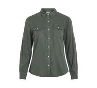 Vila Women's Vibista Denim Shirt/Su-noos Shirt (Pack of 1)