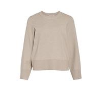 Vila Women's Vicassie O-Neck L/S Knit Top-Noos Pullover Sweater, Natural Melange, S