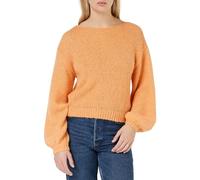 VILA Women's VICHOCA L/S Knit Pullover/E Sweater, Shell Coral, M