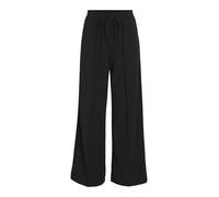 Vila Clua Wide Leg Fit High Waist Pants Black 2XL Women