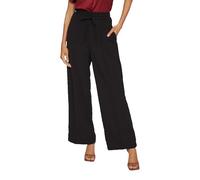 Vila Women's Viclua Hw Wide Pants-noos Trouser, Black Beauty, XS
