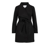 Vila Women's Vicooley Collar Belt Coat-Noos Short, Black, 18