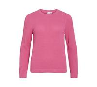 Vila Women's Vidalo O-Neck L/S Knit Top-Noos, Sangria Sunset, L
