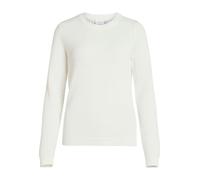 Vila Women's Vidalo O-Neck L/S Knit Top/Su-Noos Pullover, White Alyssum, S