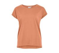 Vila Women's Vidreamers New Pure T-Shirt Noos, Cadmium Orange, L