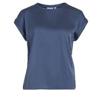 Vila Women's Viellette S/S Satin Top-Noos Short-Sleeved Blouse, Bijou Blue, 16