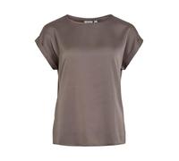 Vila Noos 14059563 Women's Variety S/S Satin Top, Falcon, 18