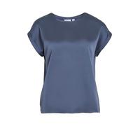 Vila Women's Viellette S/S Satin Top-Noos Variety, Vintage Indigo, 10