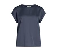 Vila Women's Viellette S/S Satin Top-Noos Variety, Vintage Indigo, 10