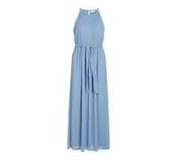 Vila Women's Vifalia Belted Long Dress-Noos/Dc, Blissful Blue, 8