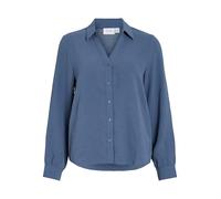 Vila Women's Vijosa L/S V-Neck Shirt-Noos, Vintage Indigo, 16