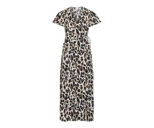 Vila Women's Vilovie S/S Wrap Maxi Dress, Birch, 12