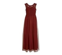 Vila Women's Vilynnea Maxi Dress-Noos, Fired Brick, 12 UK (40 EU)