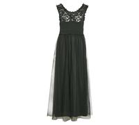 Vila Women's Vilynnea Maxi Dress-Noos Evening, Scarab/Detail: Elastic, 14