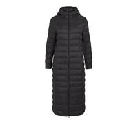 Vila Women's Vimanya Hooded Calf Length Long Sleeve Down Jacket 34 (XS) Black
