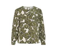 Vila Women's Vimara Dura O-Neck L/S Blouse/Pb, Capulet Olive, 14