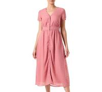 Vila Women's Vimichelle S/S V-Neck midi Dress/Ka, Old Rose, 6