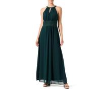 Vila Women's Vimilina Halterneck Maxi Dress-Noos Evening, Scarab/Detail: Elastic, 10