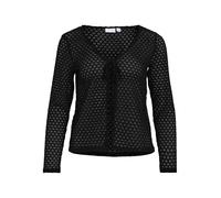 Vila Women's Vimiro V-Neck L/S Cardigan, Black Beauty, L