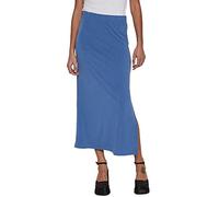 Vila Women's Vimodala Hw Maxi Skirt/Su-Noos, Federal Blue, XS