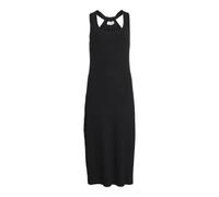 Vila Women's Vinimeo U-Neck S/L Midi Dress, Black Beauty, S