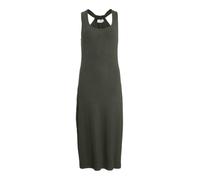 Vila Women's Vinimeo U-Neck S/L Midi Dress, deep Depths, L