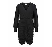Vila Women's Vipartina L/S Dress-Noos Cocktail, Black, S