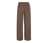 Vila Women's Viplisa Hw Wide Pants-Noos Trousers, Fossil, S