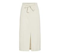 Vila Women's Viprisilla Midi Pencil Skirt, Super Light Natural melan, 10