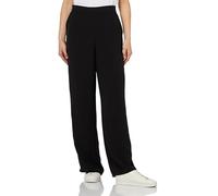 Vila Women's Virasha Rw Wide Pant/Su/Pb Fabric Trousers, Black, 10