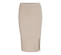 Vila Women's Viribini Hw Skirt-Noos, Natural Melange, XXL