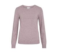 Vila Women's Viril O-Neck L/S Knit Top Noos, Toadstool, L Purple