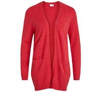 Vila Women's Viril Open L/S Knit Cardigan-Noos, Oil Green/Detail:Melange, S