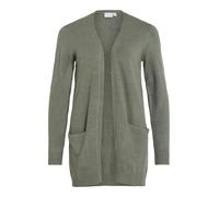 Vila Women's Viril Open L/S Knit Cardigan-Noos Sweater, Laurel Wreath, M