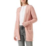 Vila Women's Viril Open L/S Knit Cardigan-Noos Sweater, Old Rose, S