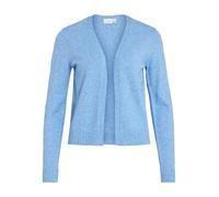 Vila Women's Viril Short L/S Knit Cardigan Noos, Blissful Blue, L