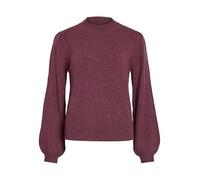 Vila Ril Balloon High Neck Sweater Purple S Woman