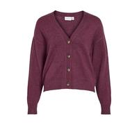 Vila Women's Viril V-Neck Knit Cardigan-Noos, FIG, M