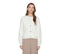 Vila Women's Viril V-Neck L/S Knit Cardigan-Noos, White Alyssum, XXL
