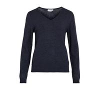 Vila Ril V Neck Sweater Blue L Woman