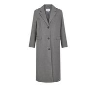 Vila Women's Visolo L/S Coat-Noos, Medium Grey Melange, XS/S