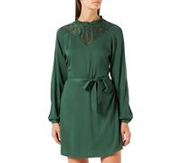 Vila Women's Visuvita L/S Lace Dress/Su-Noos, Pineneedle, 10