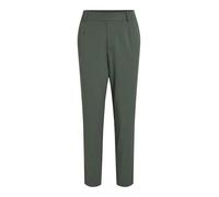 Vila Women's Vivarone Hw Slim Pants-Noos Fabric Trousers, Duck Green, 16