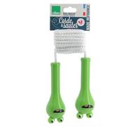 Vilac - Babeth the Frog Boizoos Collection Skipping Rope - Illustrated Lacquered Wooden Handles & Durable Soft Rope - Gift Idea - Ages 5+ - Educational and Sensory Toy - 3070S