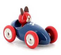 Vilac Character-Driven Wooden Racing Push and Pull Toy Car, Comes In Lovely Box, Handcrafted In France, 2 Years+, Animal - Lucien the Dog