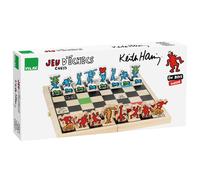 Vilac Chess Wooden Board Game in Foldable Wooden Box with Cotton Storage Bag, La