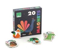 Vilac Set of 20 Animal Magnets by Andy Westface - Dive into the Rainbow Universe with These Colourful Wooden Magnets - Stimulate Imagination and Creativity, 7421