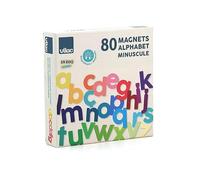 VILAC - Small alphabet magnets 80 pieces - Educational games - 80 magnets small letters made of wood - Educational games for children from 3 years old - 6706