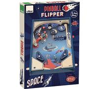 Vilac - Space pinball, Unique Vintage Design, from 5 Years, Wooden Children's Game, Boys and Girls Toys, 60cm x 40cm x 6cm